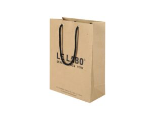 Brown bag With Black Handle